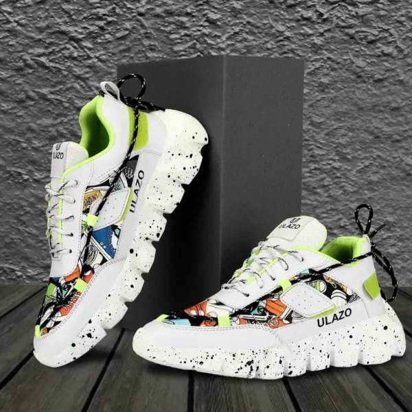 Ulazo  Stylish Casual || Sneakers Shoes Sneakers For Men  (Multicolor , 8)