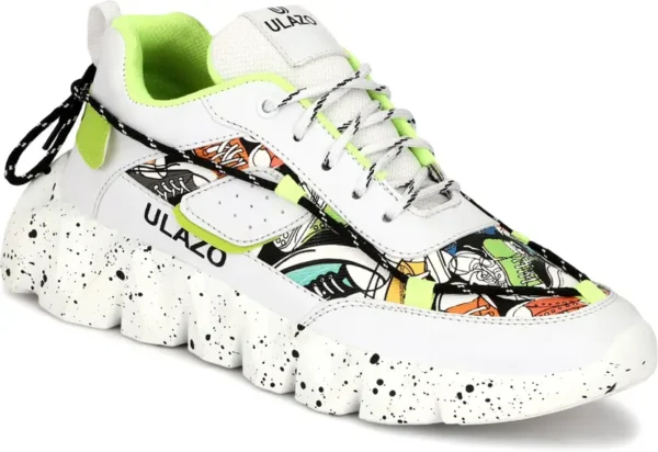 Ulazo  Stylish Casual || Sneakers Shoes Sneakers For Men  (Multicolor , 8) - Image 3